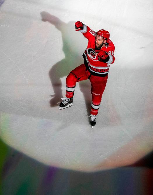 Images from Carolina Hurricanes' 6-1 victory over the New Jersey Devils