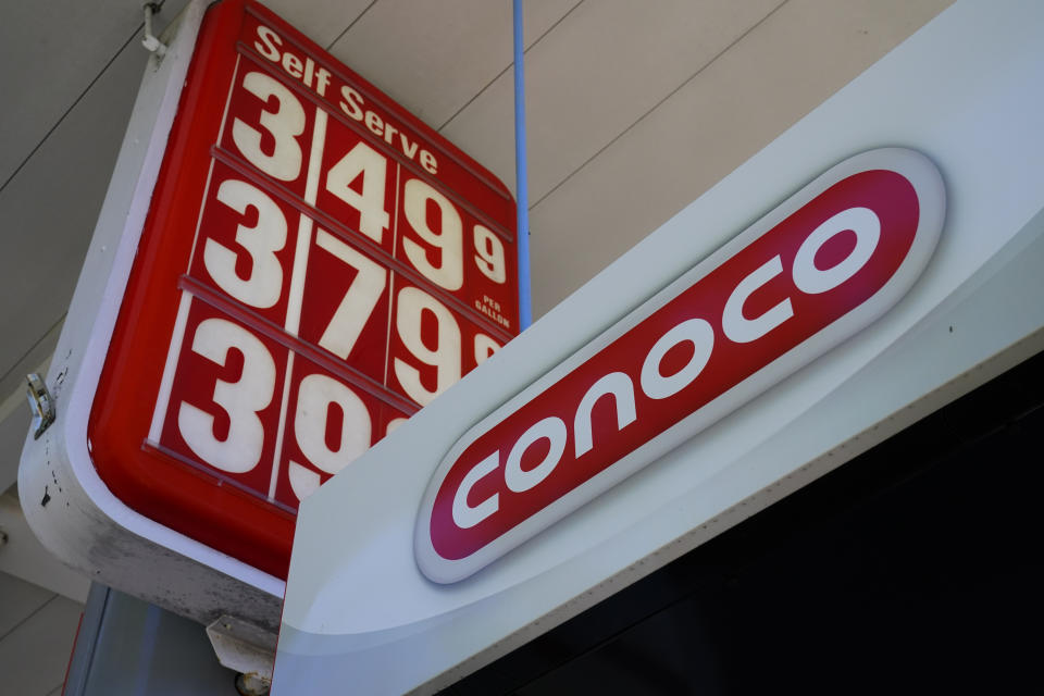 ConocoPhillips is buying Marathon Oil in a deal valued at $22.5 billion, including debt. (AP Photo/Matt Rourke, File)