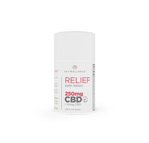 Sky Wellness CBD Relief Lotion SW 250mg + CBG + Eucalyptus