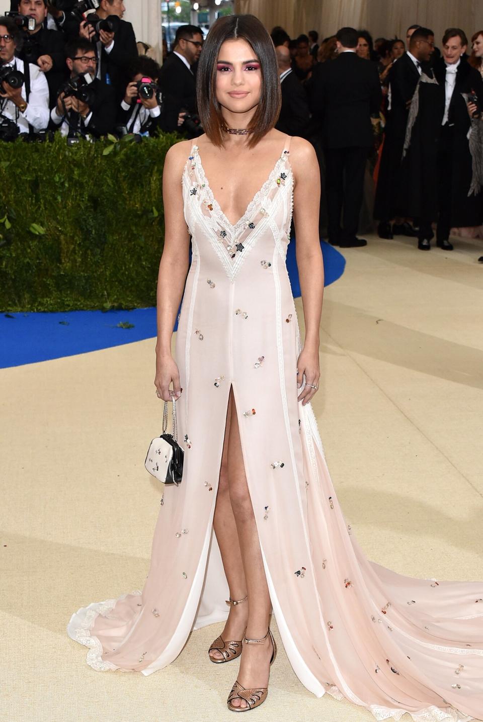 Selena Gomez attends "Rei Kawakubo/Comme des Garcons: Art Of The In-Between" Costume Institute Gala at Metropolitan Museum of Art on May 1, 2017 in New York City