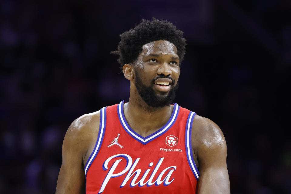 Joel Embiid pourrait devenir une force dominante de l'équipe de France de basket-ball.  (Photo de Tim Nwachukwu/Getty Images)