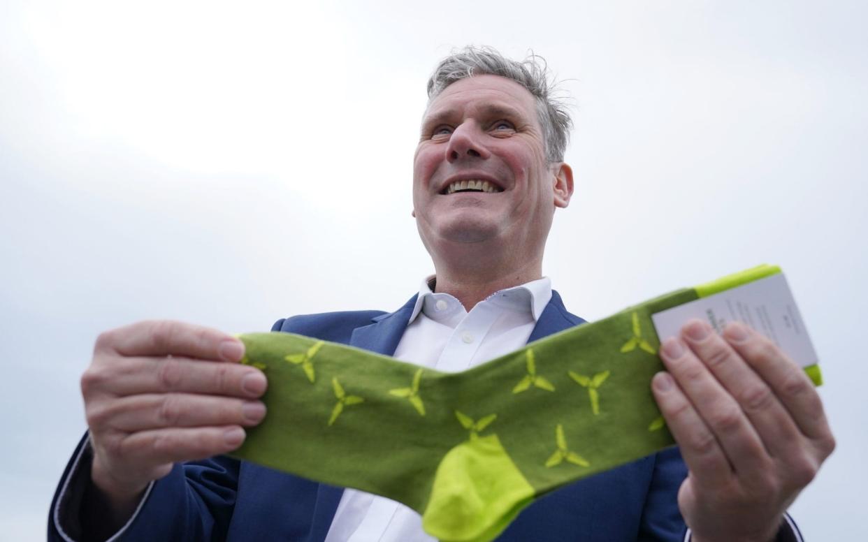 Sock it to 'em: Sir Keir Starmer insists a second independence referendum is not the priority - PA