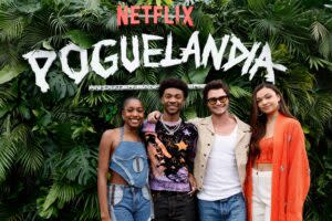 Carlacia Grant, Jonathan Daviss, Chase Stokes, Madison Bailey | Courtesy of Netflix