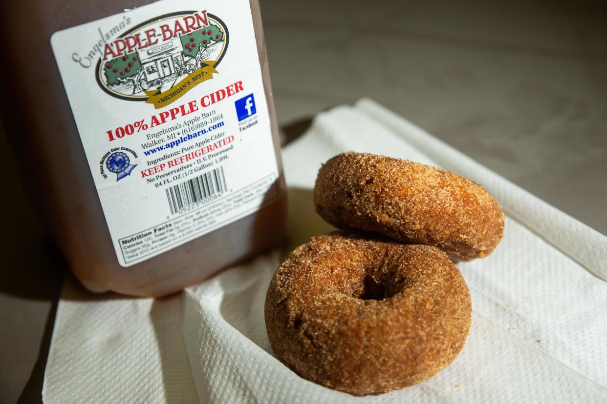 Donuts and cider from the Post family farm.