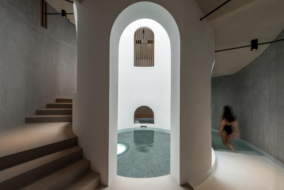 The central spiral staircase in the spa at Euphoria Retreat (Euphoria Retreat)