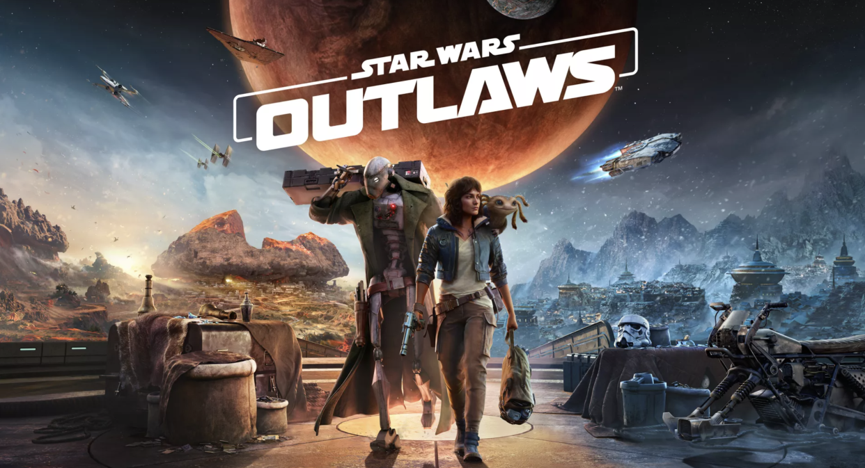  an image of the Star Wars: Outlaws key art 