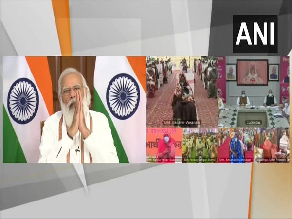 Prime Minister Narendra Modi adressing the people virtually. (File Photo/ANI)