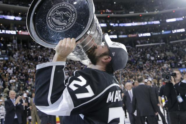 Kings' Alec Martinez joins short list with Stanley Cup overtime