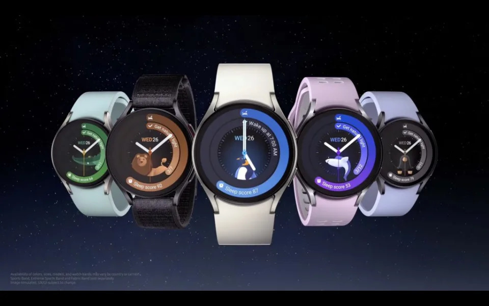 三星全新的Galaxy Watch6系列新增了PPG感應器，集中管理使用者的睡眠品質。（翻攝直播）