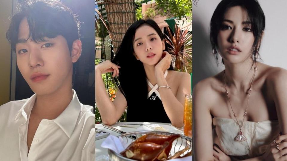 安孝燮、Jisoo、NANA（左起）傳出要合體演出《全知讀者視角》電影。（圖／翻攝自藝人IG）