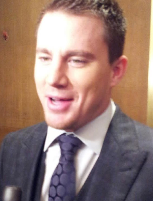 Celebrity photos: Unfortunately Channing Tatum was dressed for our interview *giggles*