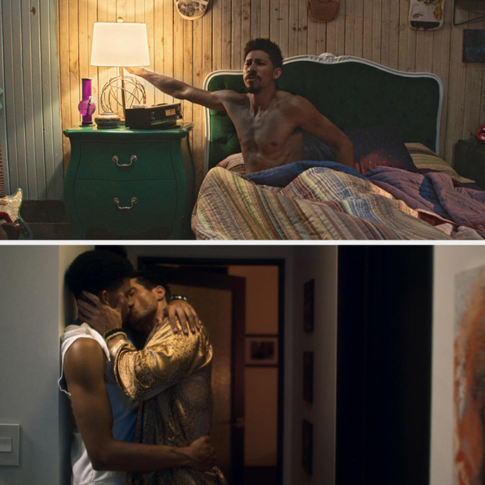 Keiynan Lonsdale and Samer Salem in "My Fake Boyfriend."