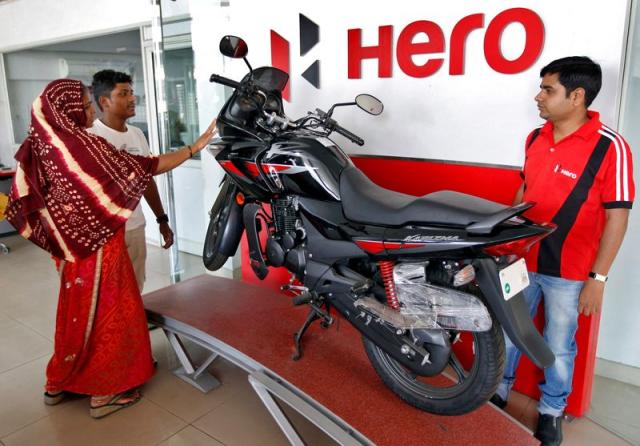 Hero shop new motorbike