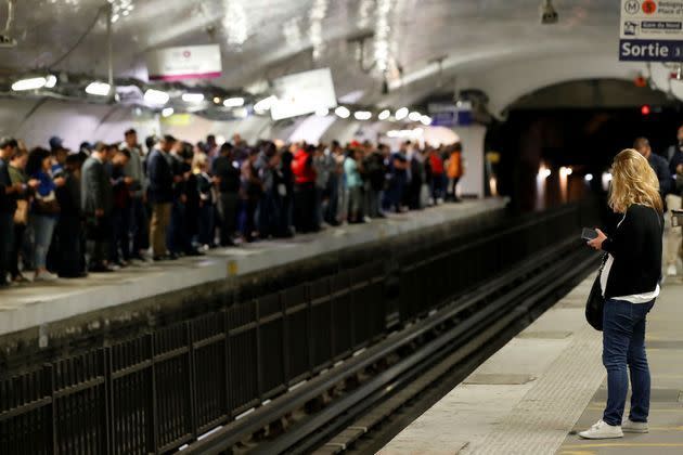 A la station Gare du Nord, vendredi matin.