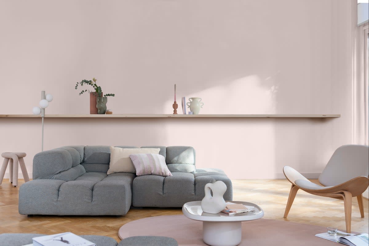 Sweet Embrace, a blush pink, is Dulux’s colour of the year for 2024  (Handout)