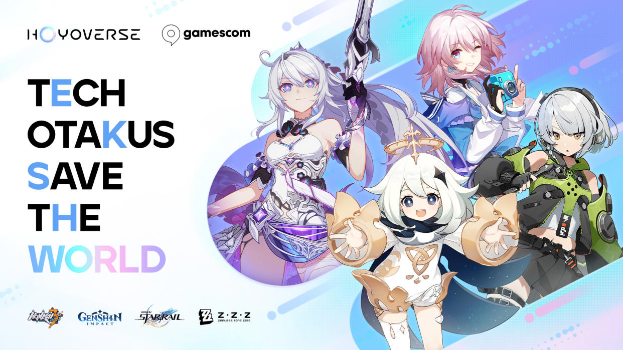 HoYoverse will be hosting booths for fans of its existing and upcoming games in this year's Gamescom festival in Germany. There will be dedicated booths for Genshin Impact, Honkai: Star Rail, Honkai Impact 3rd, and Zenless Zone Zero. (Photo: HoYoverse)