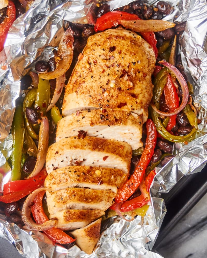 Chicken Fajitas Foil Packets