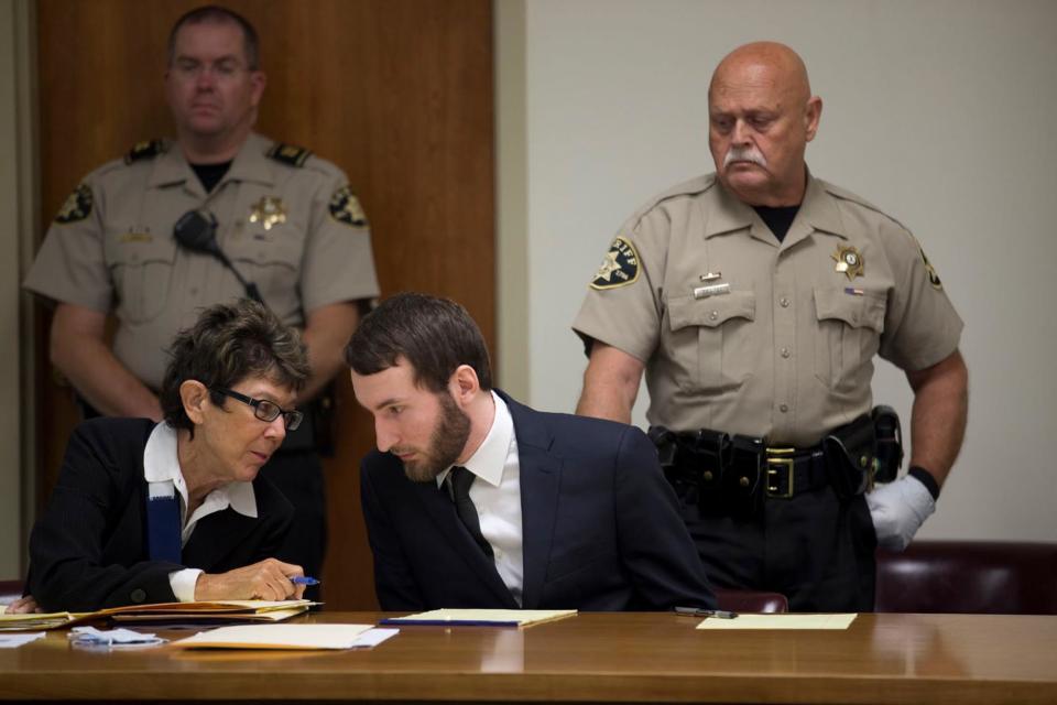 EmptyCaption

2/24/2022: Attorney Deborah Caldwell-Bono sits with Michael Alexander Brown, who's charged with second-degree murder in the death of his mother's boyfriend, Rodney Brown, during a 2020 hearing in Franklin County Circuit Court. 

The Roanoke Times, file

Attorney Deborah Caldwell-Bono sits with Michael Alexander Brown, who's charged with second-degree murder in the death of his mother's boyfriend, Rodney Brown, during a 2020 hearing in Franklin County Circuit Court. 

The Roanoke Times, file

Deborah Caldwell-Bono confers with her client, Michael Brown, during his 2020 preliminary hearing in Franklin County General District Court. 

The Roanoke Times, file


Deborah Caldwell-Bono confers with her client, Michael Brown, during his 2020 preliminary hearing in Franklin County General District Court. 

The Roanoke Times, file


Brown

Franklin County Sheriff's Office