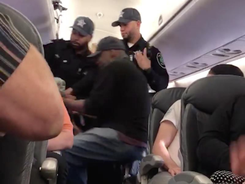 United Airlines man dragged off plane