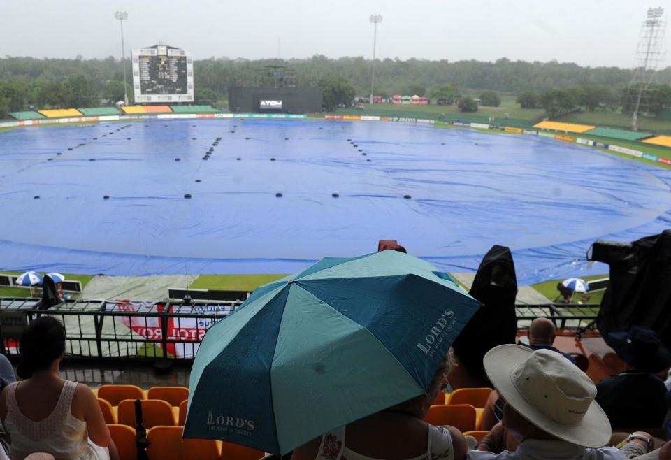 It is very much umbrella weather in Dambulla: AFP/Getty Images