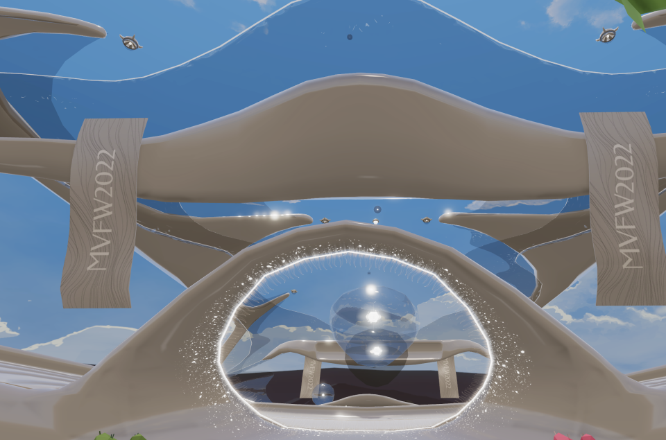 The Luxury District Catwalk in Decentraland. - Credit: Courtesy image