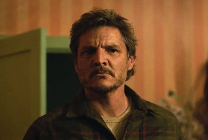 closeup of Pedro Pascal