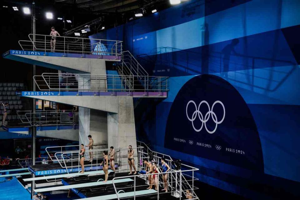 Entrenamiento de los Juegos Olímpicos de París 2024. Foto: AFP.
