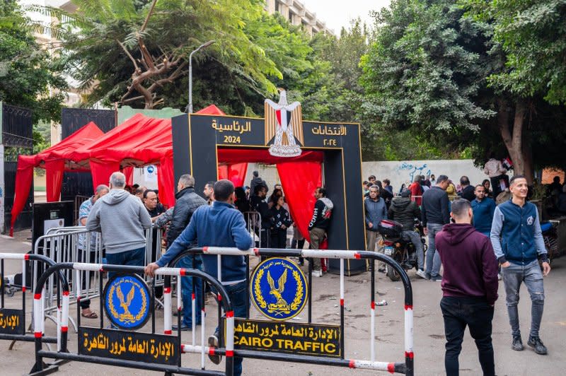 Voting opened on Sunday, with 67 million Egyptians eligible to cast ballots. Photo by Thomas Maresca/UPI