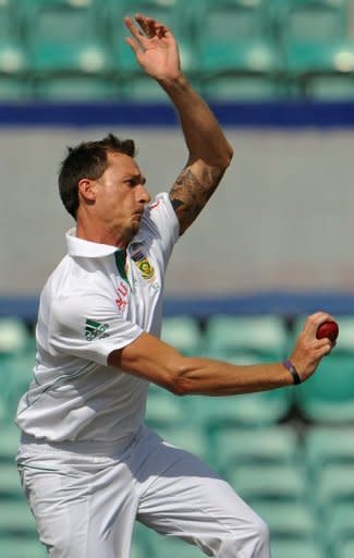 South Africa's Dale Steyn bowls during a cricket tour match against Australia 'A' on November 4. Steyn and Vernon Philander are likely to be backed up by Morne Morkel, all-rounder Jacques Kallis and leg-spinner Imran Tahir in South Africa's first Test in Brisbane in 49 years