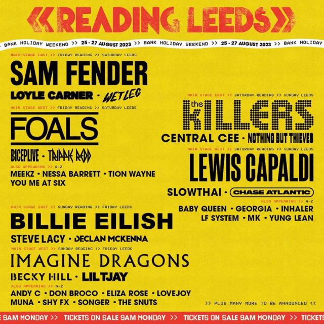 Leeds Festival 2023 major announcement as more than 80 acts added