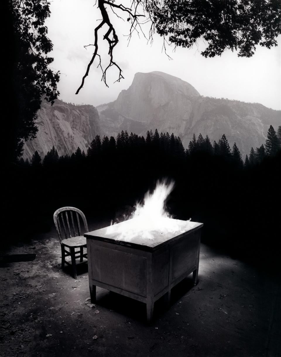 An untitled photo by Jerry Uelsmann from 1989.