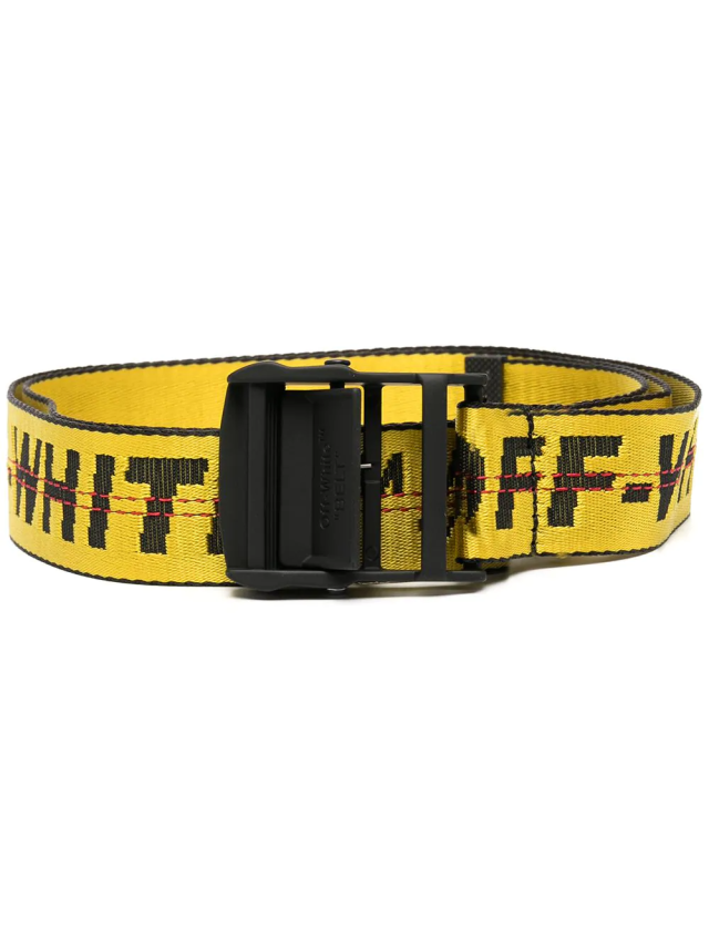 VIRGIL ABLOH OFF WHITE Industrial Belt YELLOW & BLACK BRAND