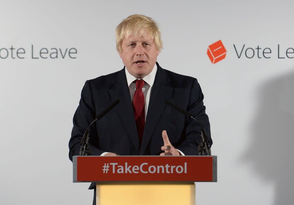 The disgraced former leader of the Conservative Party, Boris Johnson, seems moderate and almost a centrist by comparison (ASSOCIATED PRESS)