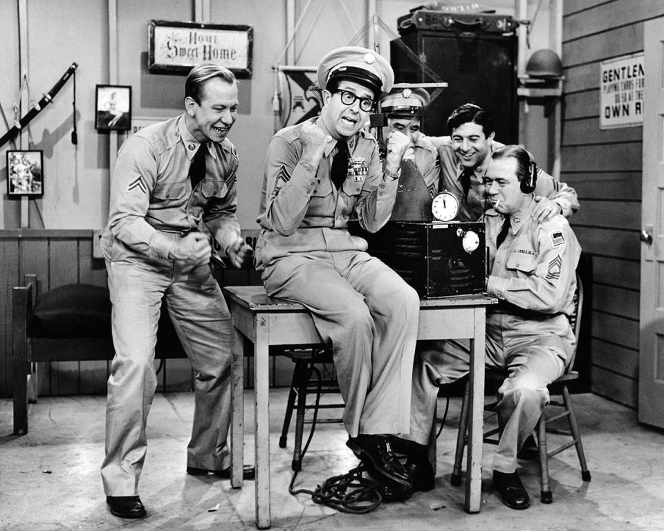 The cast of The Phil Silvers Show