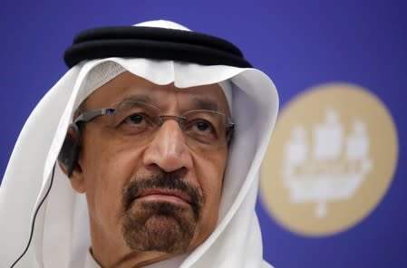 FILE PHOTO: Saudi Energy Minister Khalid al-Falih attends the St. Petersburg International Economic Forum