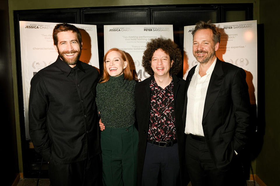 Jake Gyllenhaal, Jessica Chastain, Michel Franco, Peter Sarsgaard at the Special screening of Memory