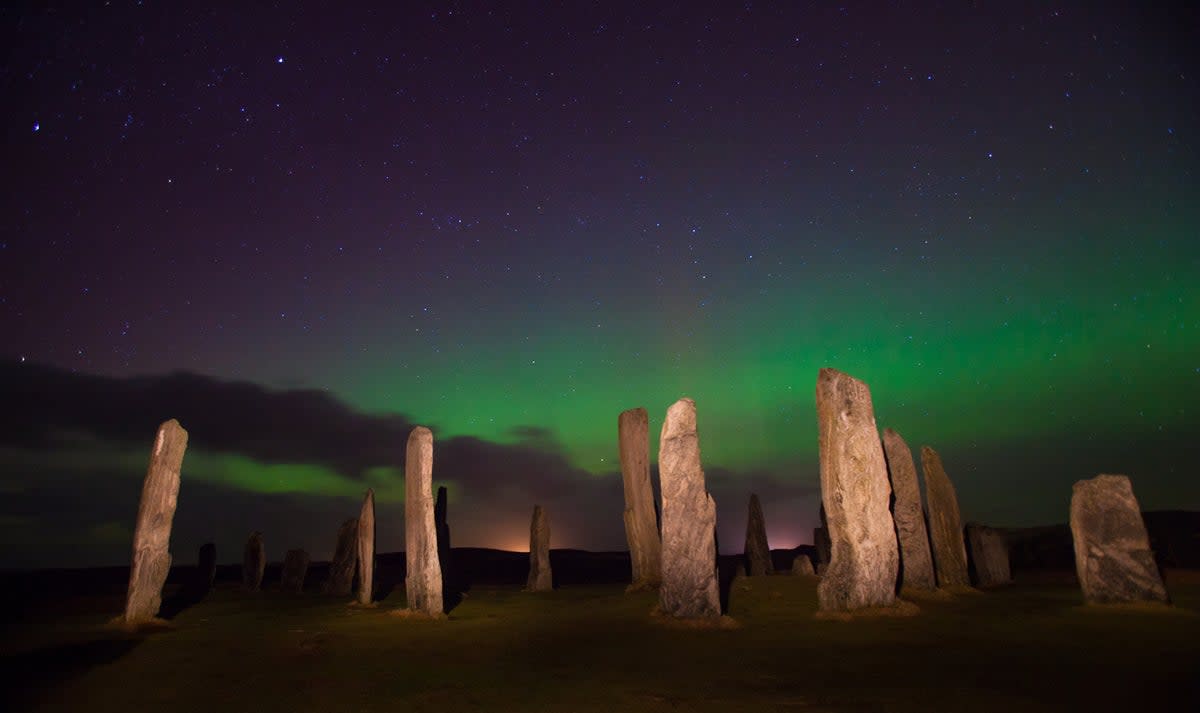 Skye, Lewis and Harris are among the most common places to see the Northern Lights in the Hebrides (Getty Images)