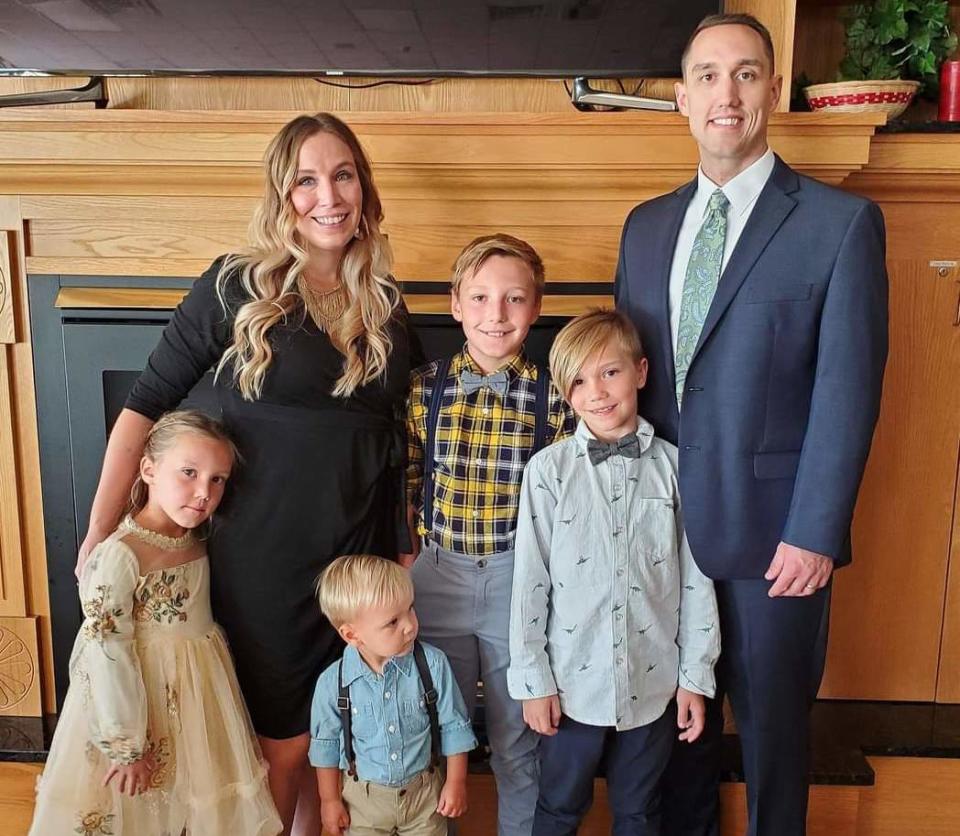 Parents Renee and Ben Forred of Sioux Falls plan to vaccinate their three children who are now eligible to receive vaccines against COVID-19.