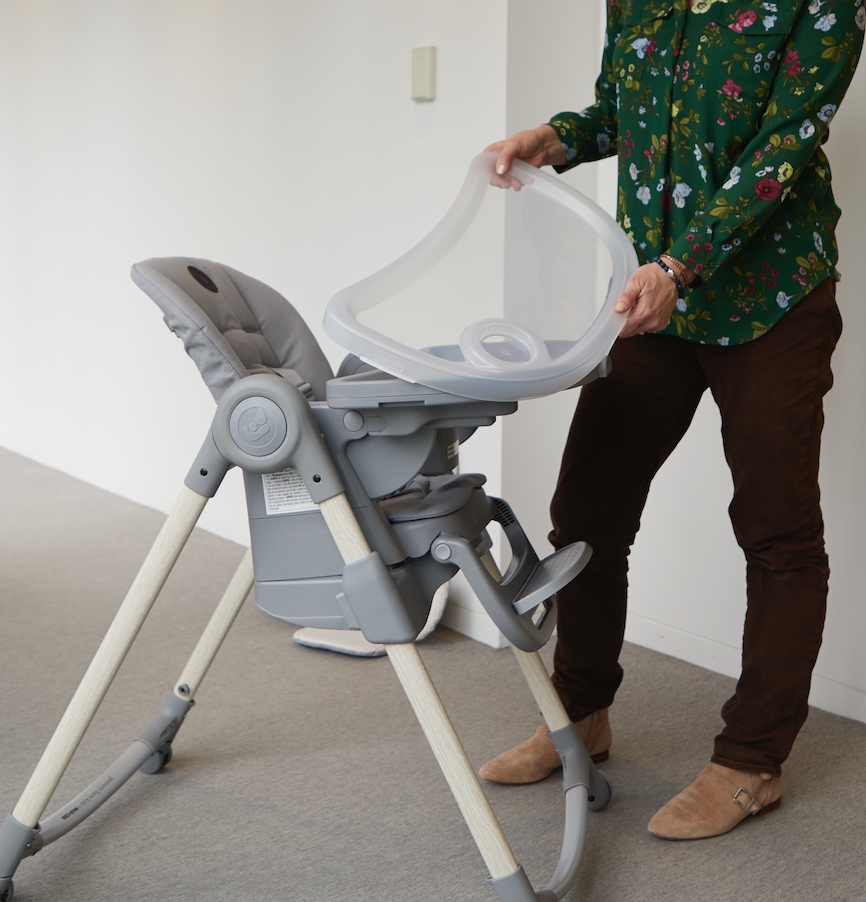 16) A note on cleaning a baby high chair