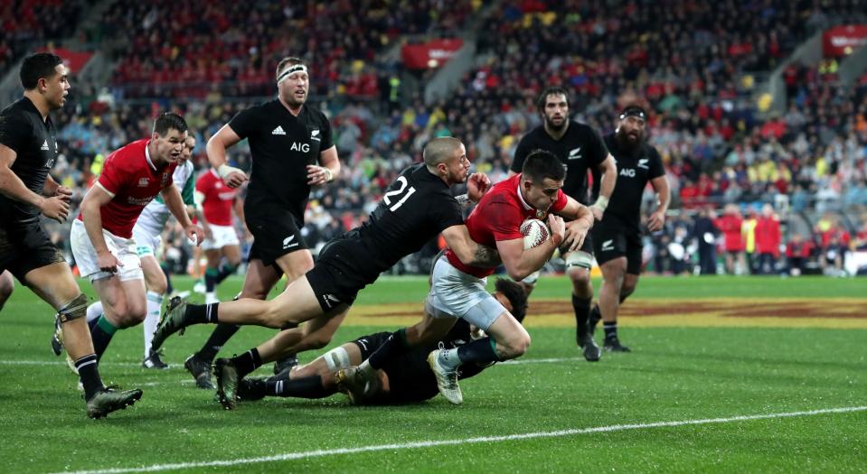 Conor Murray scores the Lions' second try