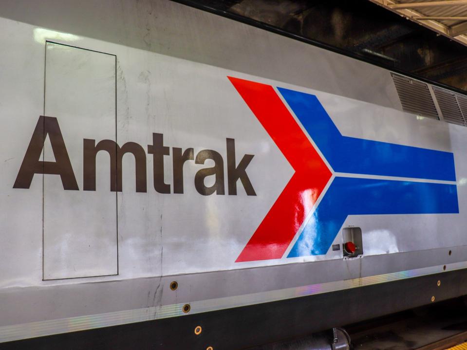 An Amtrak GE Genesis P42 locomotive - Amtrak ALC-42 Siemens Chargers Tour