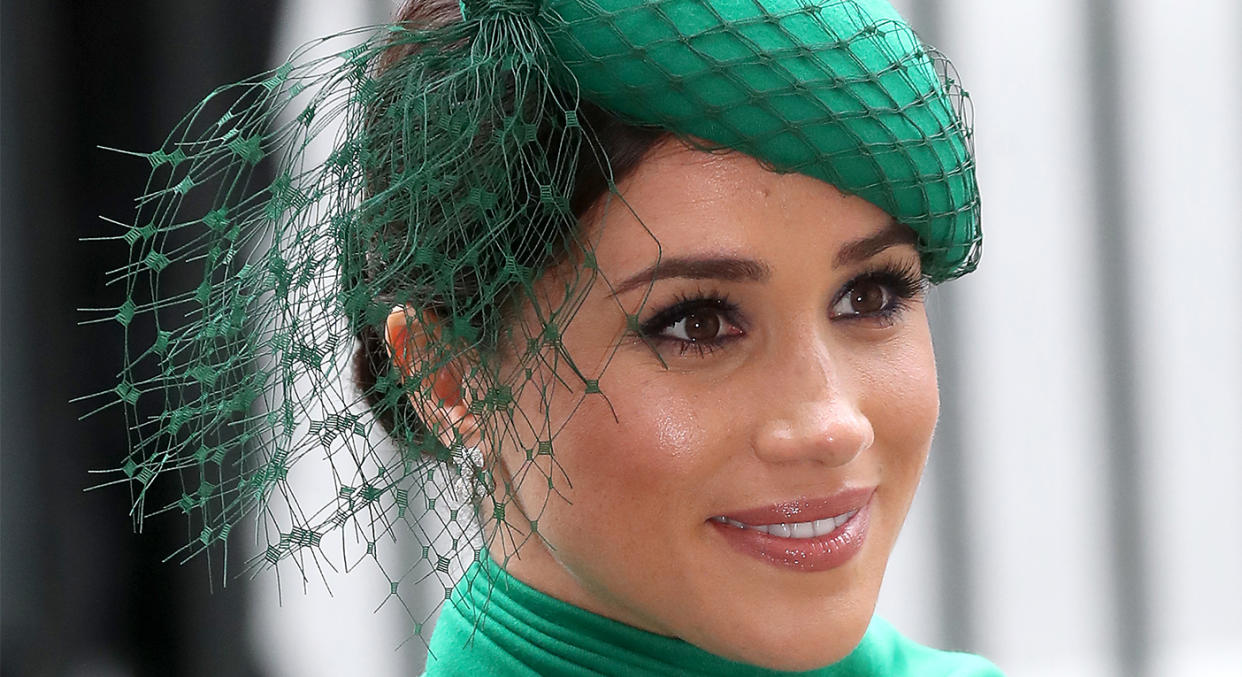 Meghan Markle's go-to Maybelline mascara  is now on sale on Amazon, and it has almost 5,000 reviews.  (Getty Images)