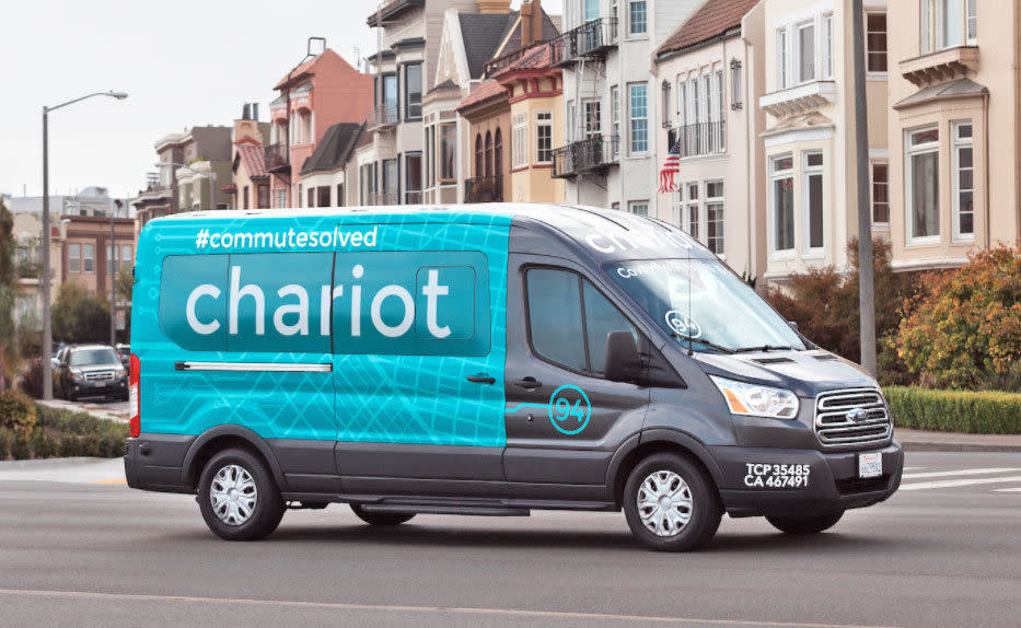 Ford acquired transportation startup Chariot in 2016 and the service currently