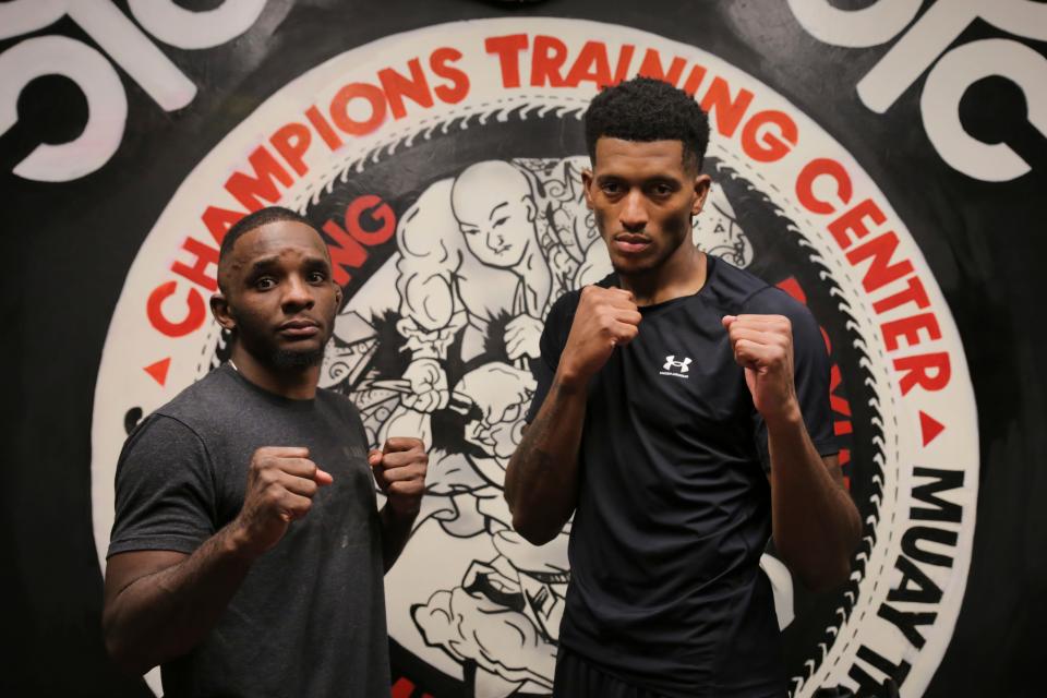 Savannah natives and residents Eddie Lomonte, right, and Brandon Moran pose for a photo after their practice at Champions Training Center on Thursday, July 21, 2022.