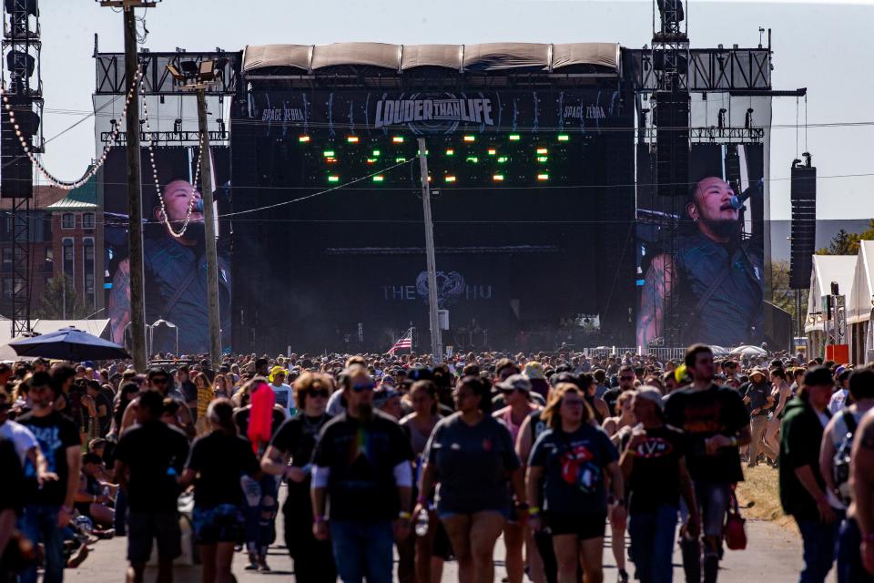 Music fans came together at the Louder Than Life music festival on Saturday, Sept. 23, 2023