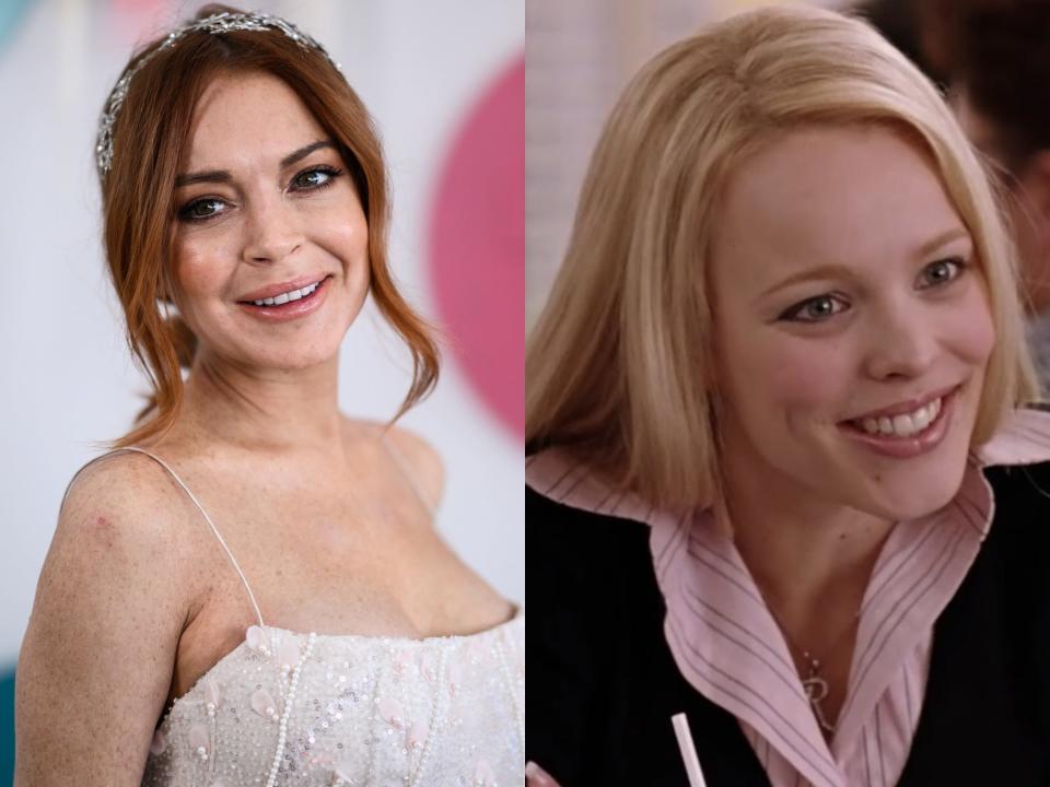 Lindsay Lohan and Rachel McAdams