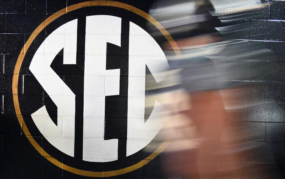 Southeastern Conference officials considered eight- and nine-game schedule models at its spring meetings two weeks ago but tabled the decision.