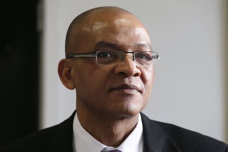 Pierre N'Gahane, the French official in charge of deradicalisation nationally, poses during an interview with Reuters in his office in Paris November 21, 2014. REUTERS/Charles Platiau