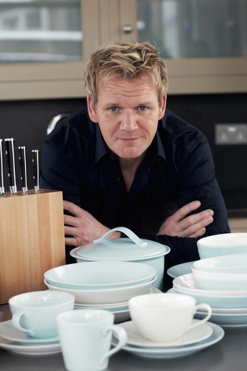 ▲地獄主廚高登拉姆齊 Gordon Ramsay。（圖／Royal Doulton）