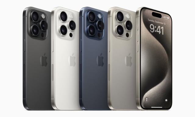 iPhone 15 Pro has a titanium case, an action button and USB-C